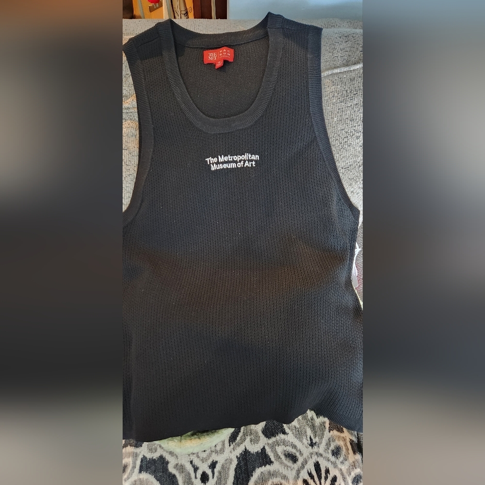 Pacsun Metropolitan Museum of Art Black Women's Sleeveless T-Shirt Size M